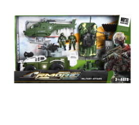 Set Militar Con Tanque y Acc