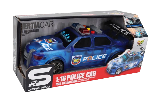 AUTO POLICIA CON LUZ Y SONIDO