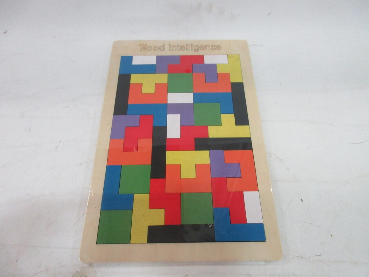 ROMPECABEZAS TETRIS DE MADERA
