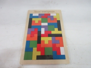 ROMPECABEZAS TETRIS DE MADERA