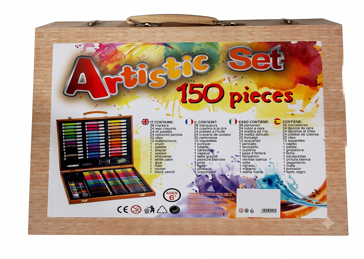 SET DE ARTE MADERA 180 PCS