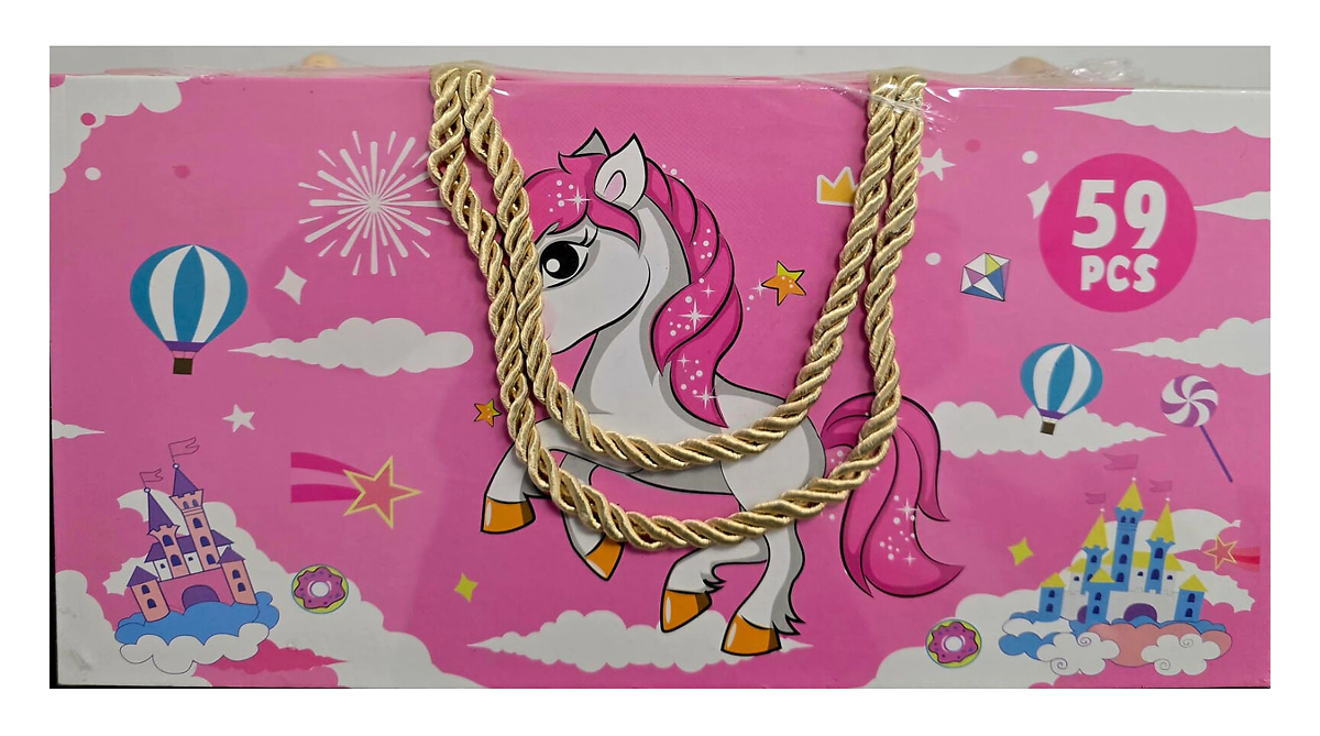 SET DE ARTE MADERA 59 PCS CARTERA