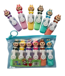 MINI RESALTADORES EN BOLSITO X6 CAPIBARA