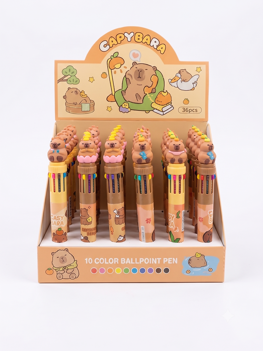 DISPLAY LAPICERAS MULTICOLOR CAPIBARA