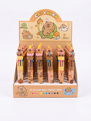 DISPLAY LAPICERAS MULTICOLOR CAPIBARA