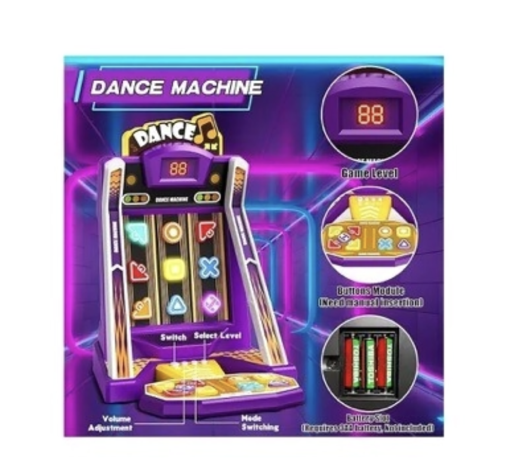 MINI MAQUINA DE BAILE FUNCIONA CON PILA