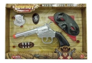 SET DE COWBOY CON ARMA, ACCESORIOS Y SONIDO