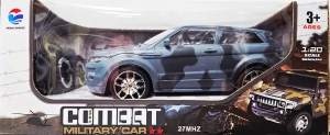 AUTO MILITAR RADIO CONTROL CARGA USB CON LUZ