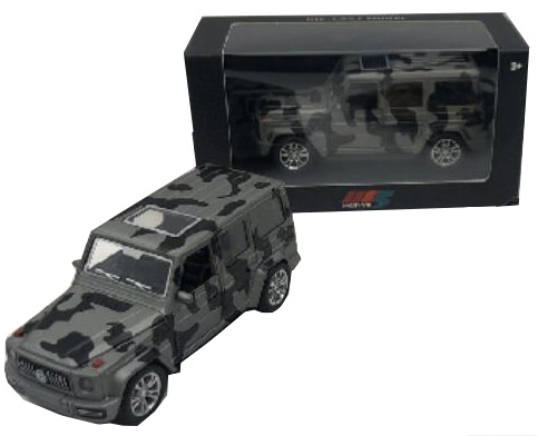 AUTO MILITAR DE METAL A FRICCION