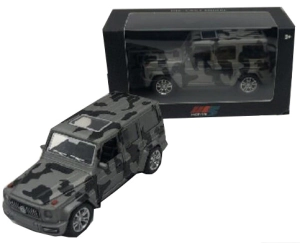 AUTO MILITAR DE METAL A FRICCION