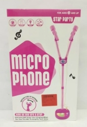MICROFONO DOBLE ROSA