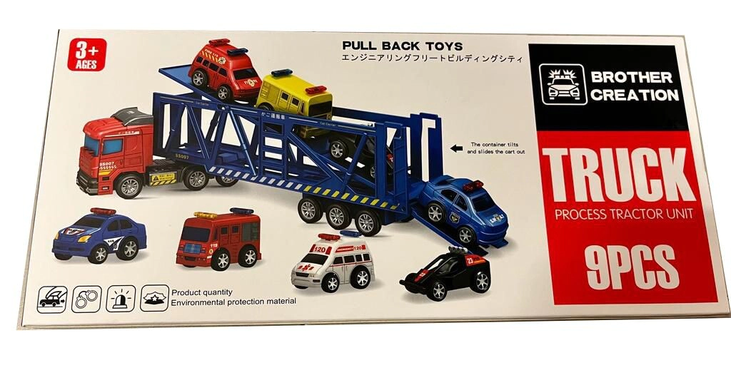 CAMION PORTA MINI AUTOS PULLBACK