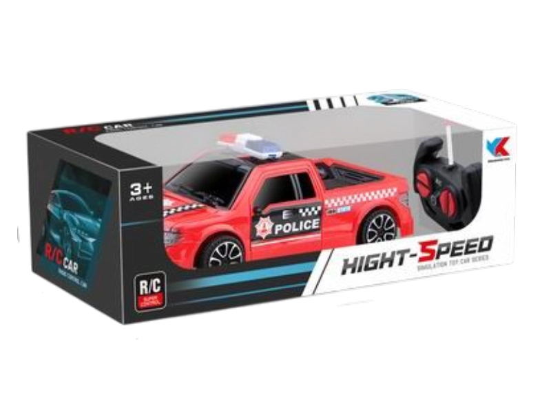 AUTO RADIO CONTROL CARGA USB CON LUZ (POLICIA)