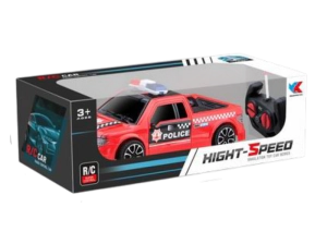AUTO RADIO CONTROL CARGA USB CON LUZ (POLICIA)