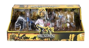 SET DE INDIOS Y COWBOYS CON CARRUAJE
