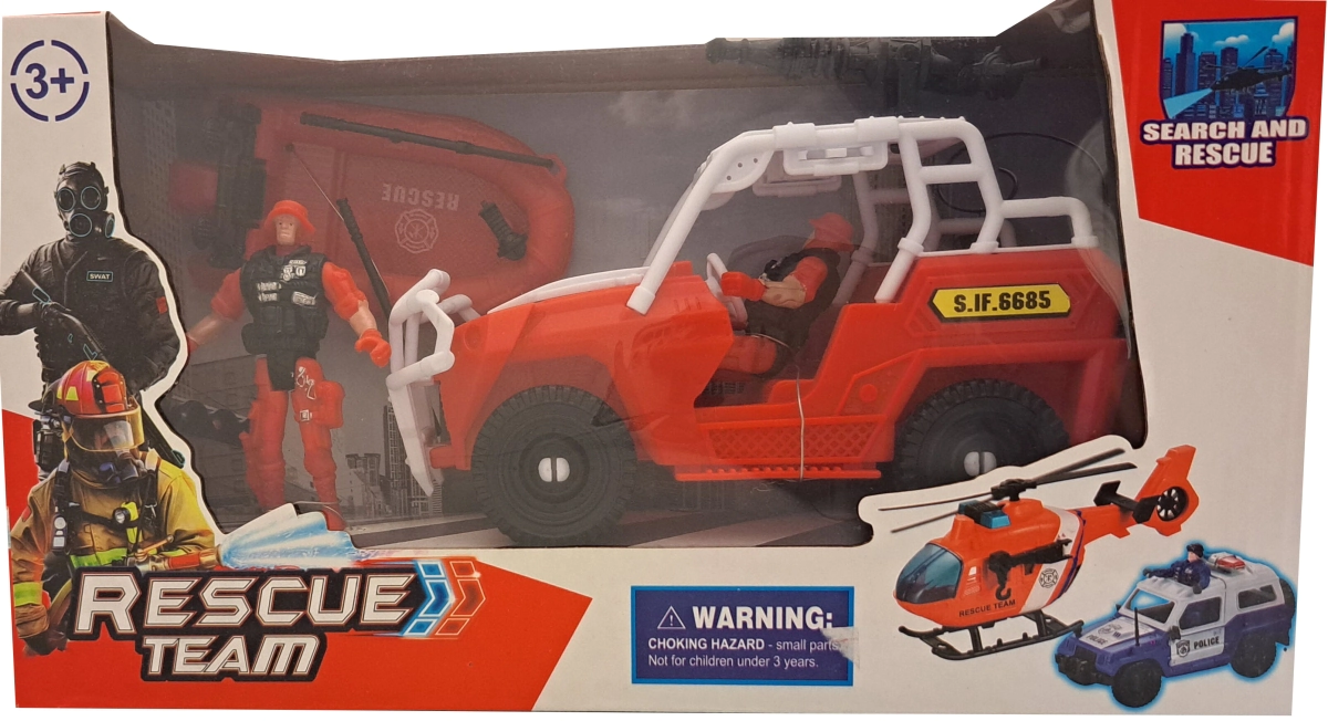 SET DE RESCATE CON JEEP Y GOMON