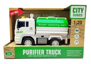 CAMION BASURA VERDE CON LUZ Y SONIDO