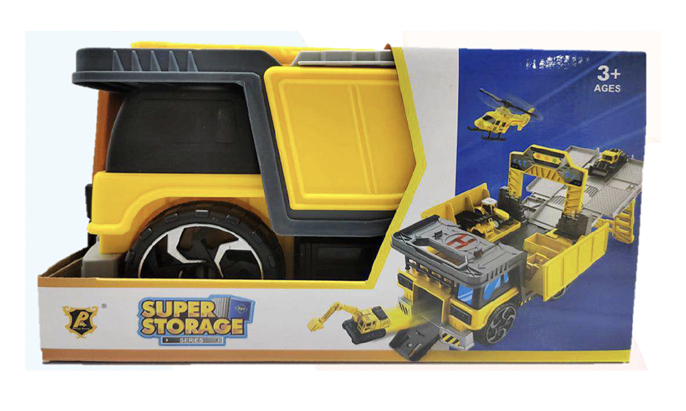 SET VEHICULO CONSTRUCCION CON ACCESORIOS