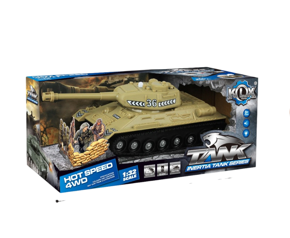 TANQUE MILITAR A FRICCION