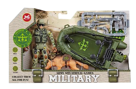 SET MILITAR CON GOMON Y ACCESORIOS