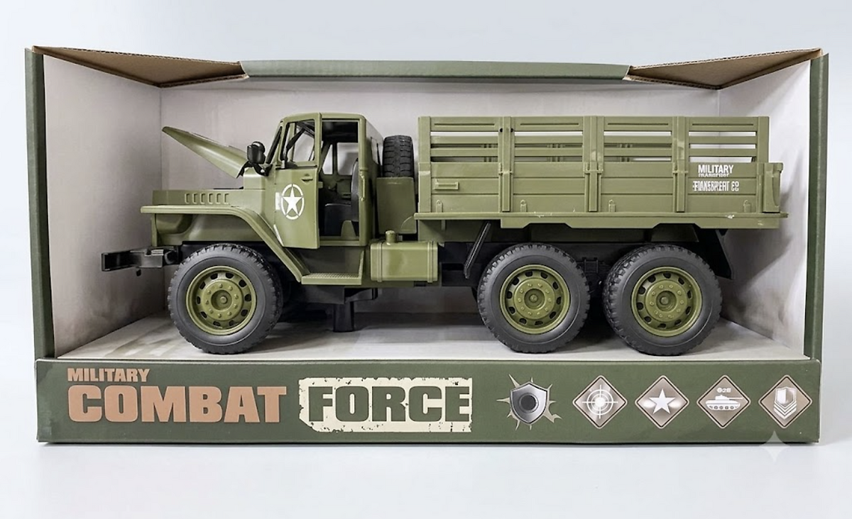 CAMION MILITAR EN CAJA