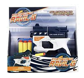 PISTOLA LANZA DARDOS