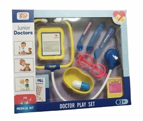SET DE DOCTOR 2 COLORES (AZUL Y ROJO, ROSA)