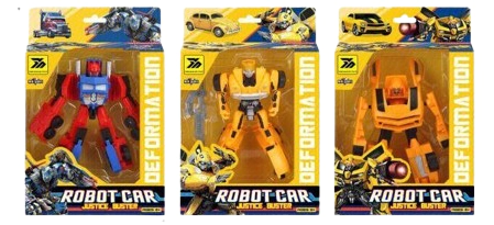 ROBOT TRANSFORMABLE 3 MODELOS SURTIDOS