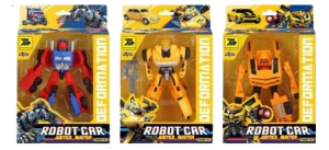 ROBOT TRANSFORMABLE 3 MODELOS SURTIDOS
