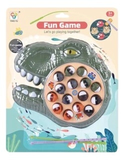 JUEGO DE PESCA FORMA DE DINOSAURIO