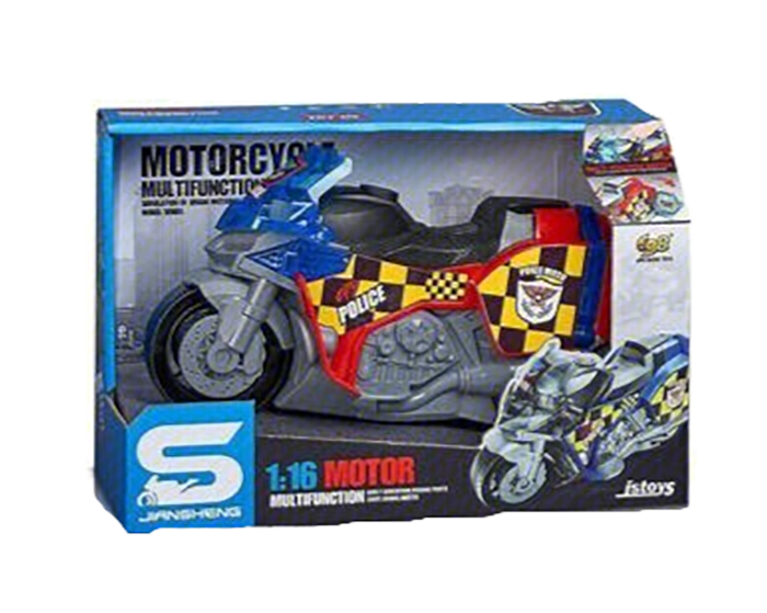 MOTO POLICIA CON LUZ Y SONIDO