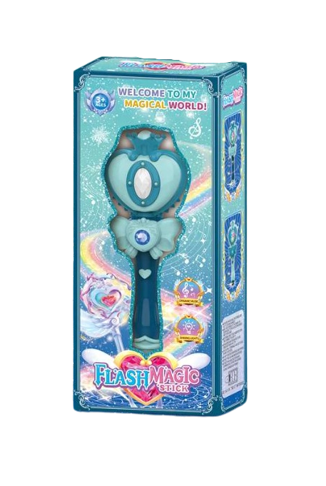 VARITA MAGICA LUZ Y SONIDO ROSA