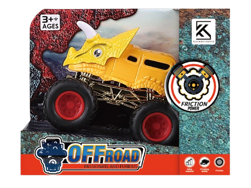 DINO AUTO METAL A FRICCION AMARILLO