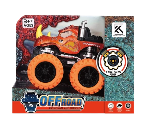 CAMION RINOCERONTE DE METAL A FRICCION