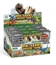 EQUIPO DE RESCATE DINOSAURIOS 12 PCS