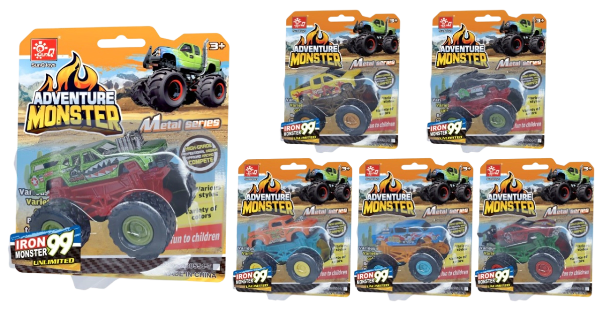 CAMION MONSTER METAL