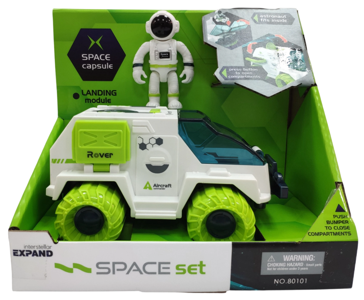 SET ESPACIAL VEHICULO CON ASTRONAUTA