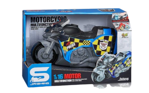 MOTO POLICIA CON LUZ Y SONIDO