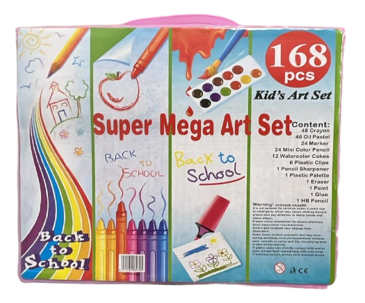 VALIJA DE ARTE 168 PCS