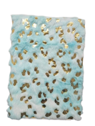 LIBRETA PELUDA ANIMAL PRINT COLORES 80 HOJAS