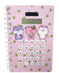 LIBRETA CON TAPA CALCULADORA
