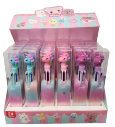 DISPLAY LAPICERA PELUDA MULTICOLOR UNICORNIO