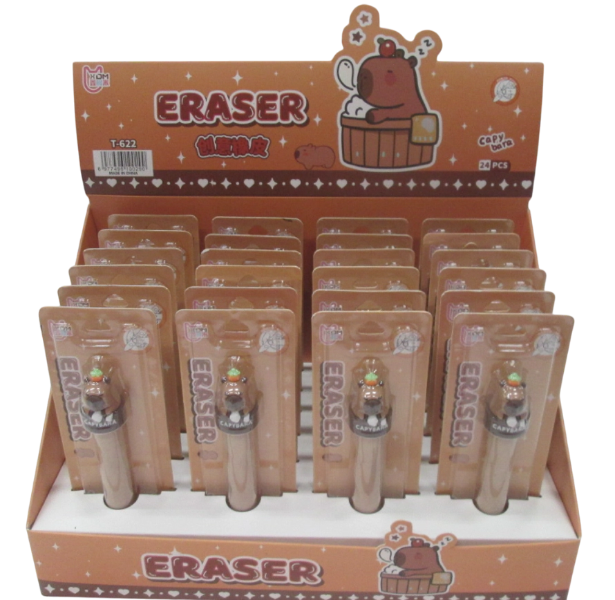 DISPLAY LAPIZ BORRADOR CAPIBARA