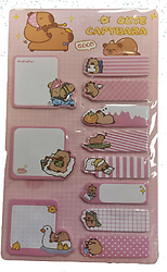 SET DE POST IT VARIOS CAPIBARA