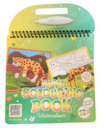 LIBRO MAGICO PARA COLOREAR CON LAPICES DE AGUA 12 PAGINAS