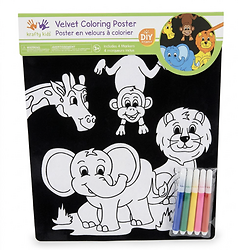 LIBRO FELPA PARA COLOREAR CON MARCADORES