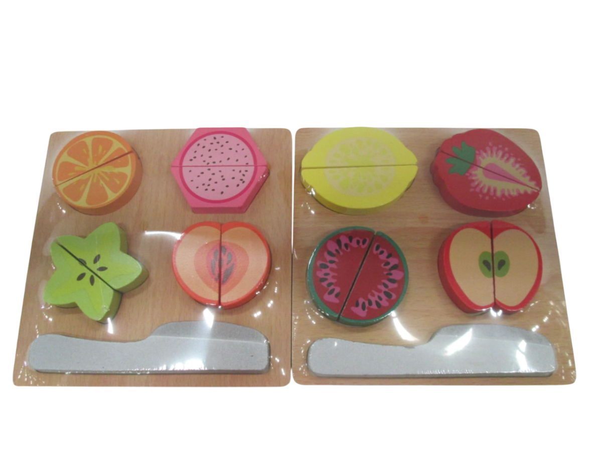 JUEGO MADERA DE FRUTAS
