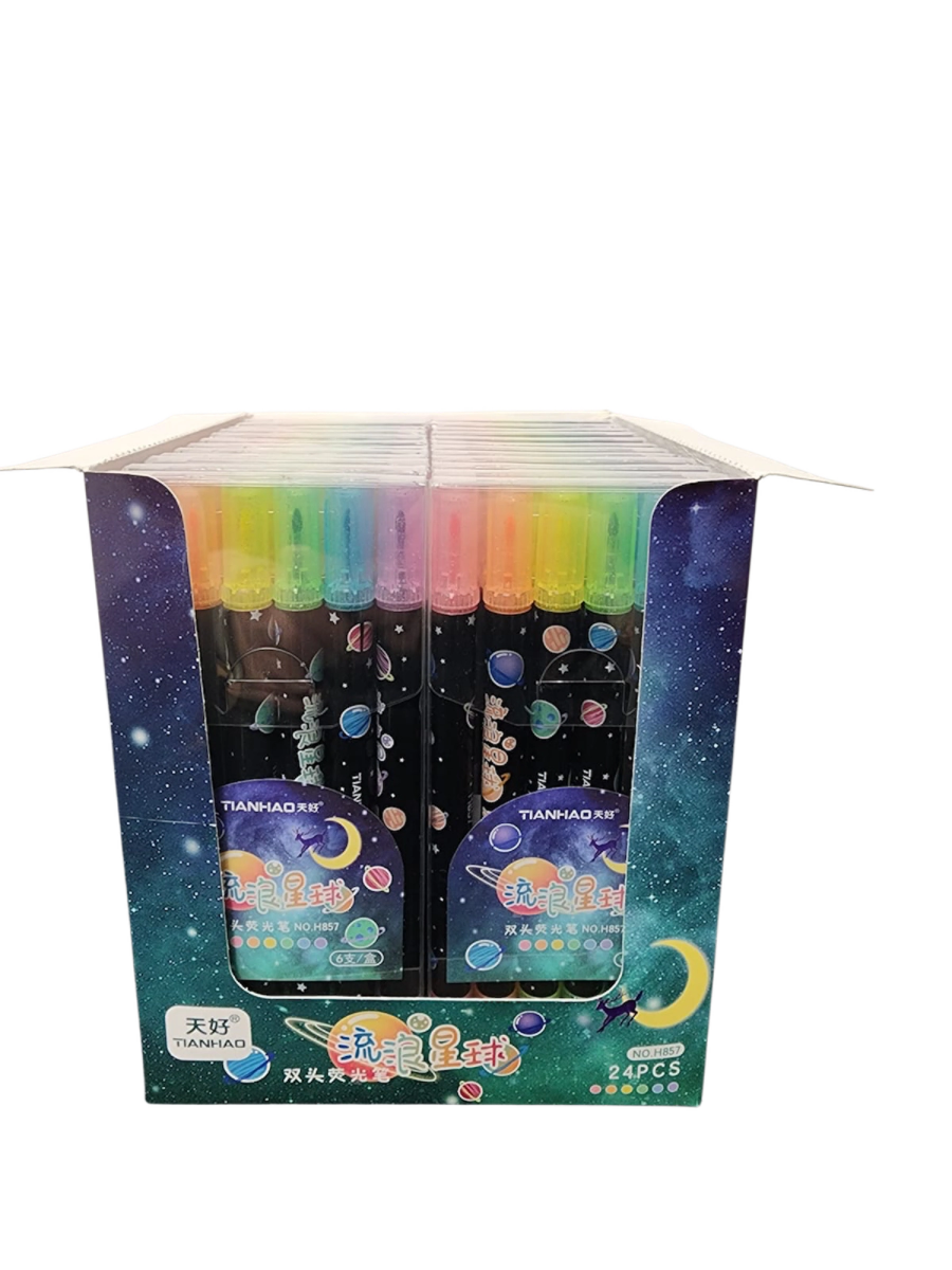 SET RESALTADORES X6 DOBLE PUNTA