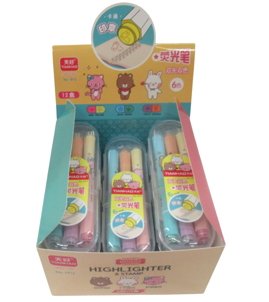 SET RESALTADORES X3 DOBLE PUNTA EN CAJA