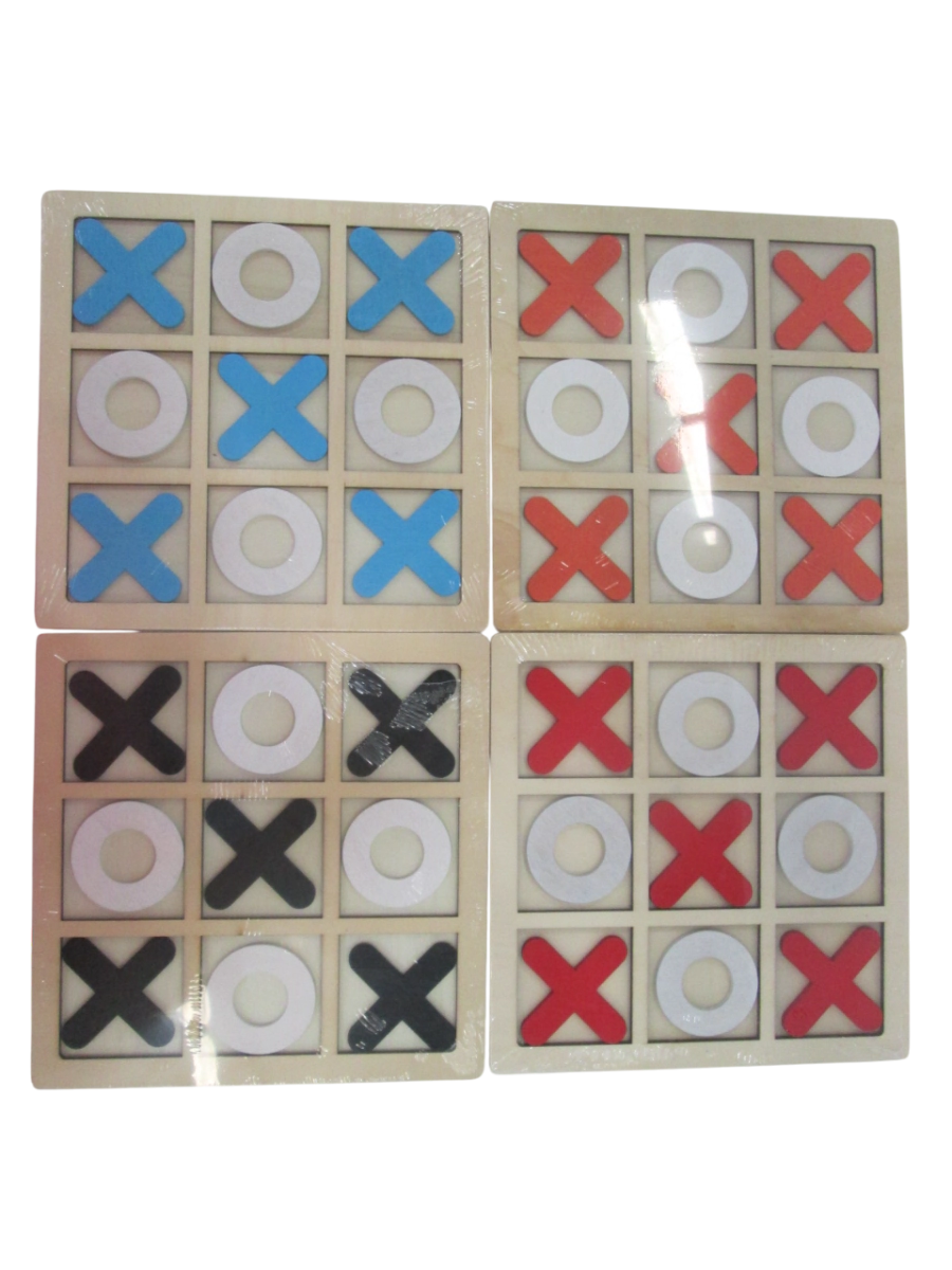 JUEGO TATETI DE MADERA